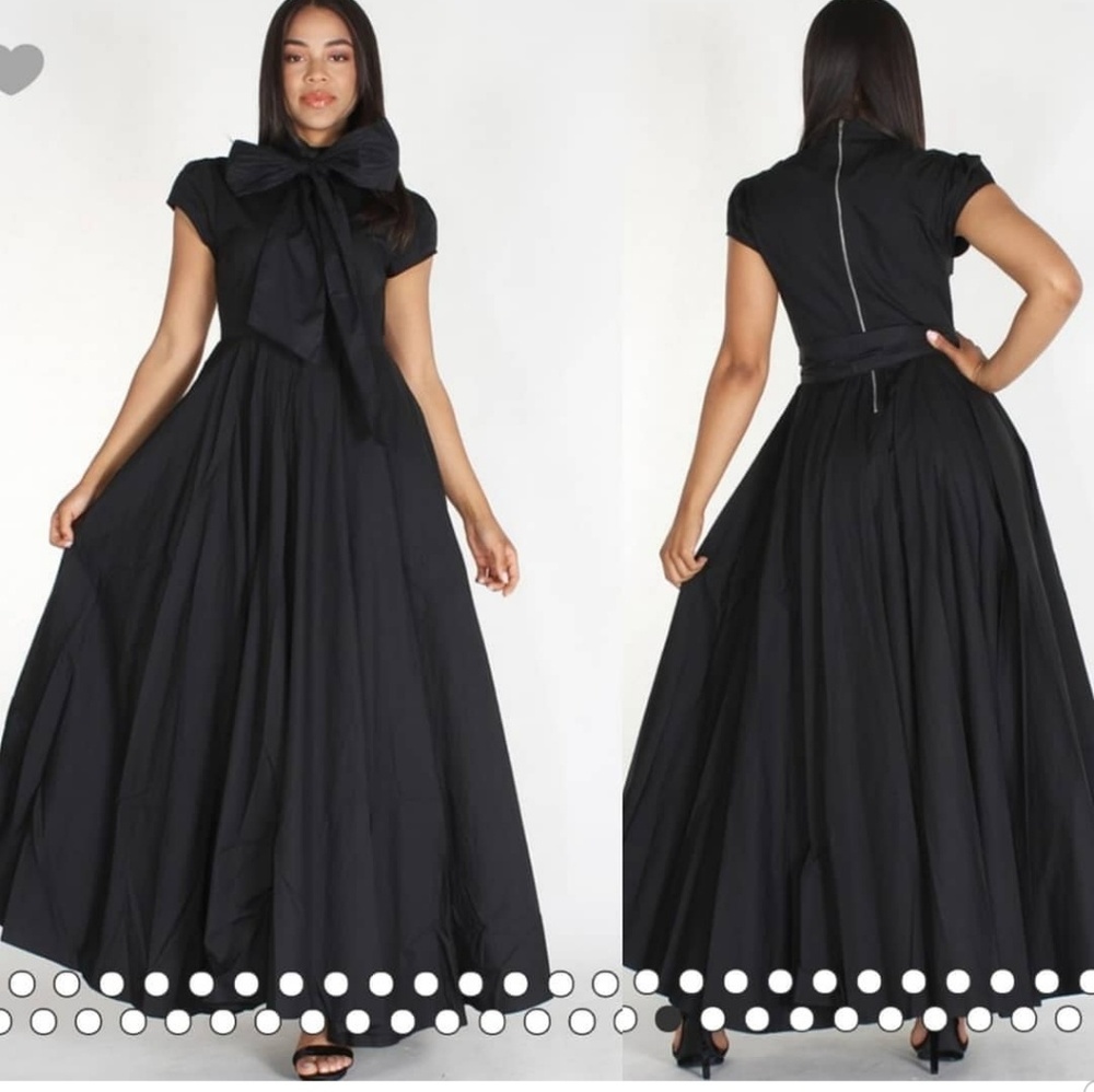 Aline maxi flare dress